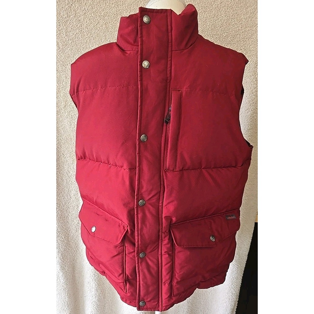 Woolrich Red Puffer Vest